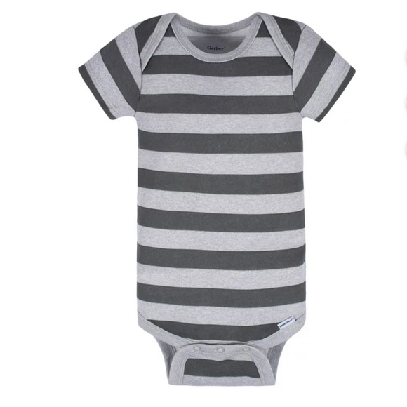 *NEW Gerber Bundle 6-Pack Baby Boys Camping Short Sleeve Onesies® Bodysuits - Picture 6 of 14